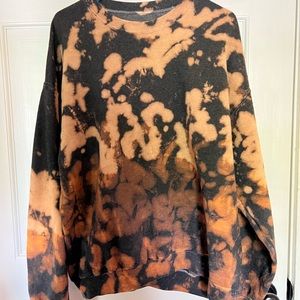 Urban Outfitters reverse tie dye crew neck